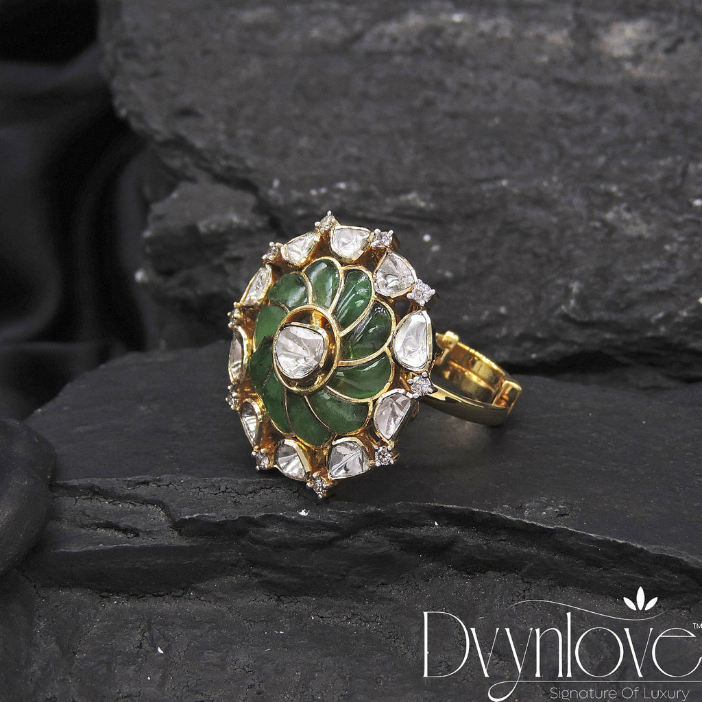 Buy Designer Katerina Marmagioli Omen Ancient Emerald & Diamond Ring 14k  Online | Arnold Jewelers